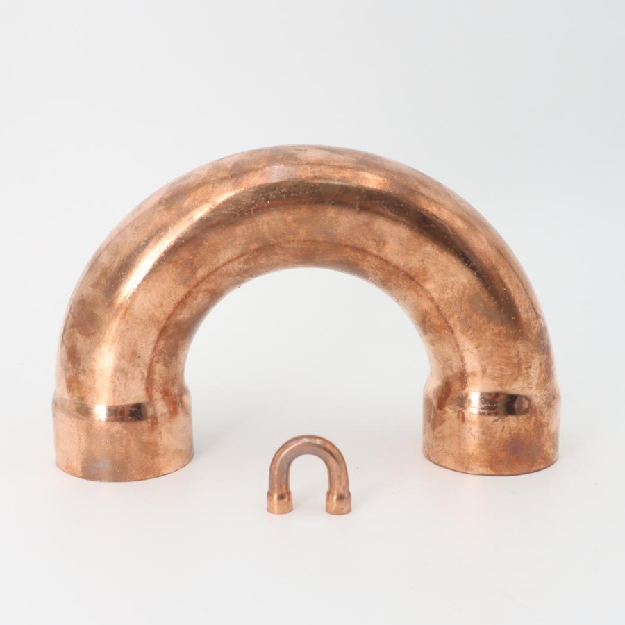 Purple Copper U-Shaped Elbow