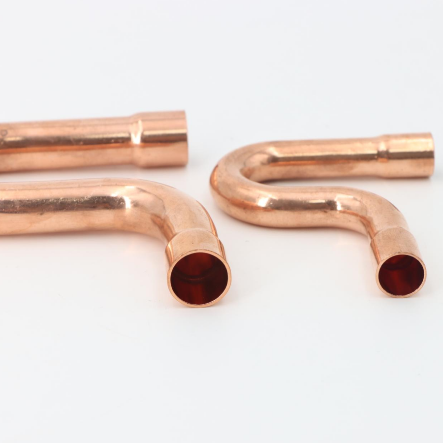 Purple Copper P-Shaped Elbow
