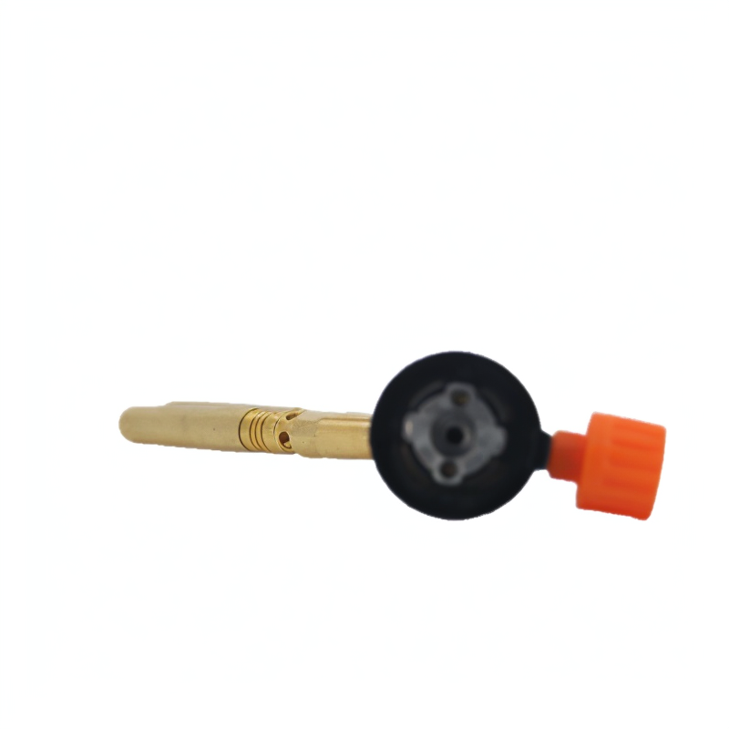 Double Copper Nozzle Barrel Manual Ignition Brazing Butane Flame Gun Alloy/Copper