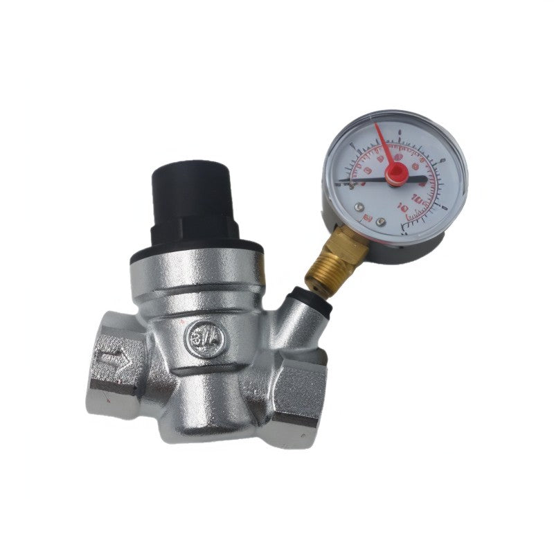Pressure Reducing Valve with Pressure Gauge DN15/20