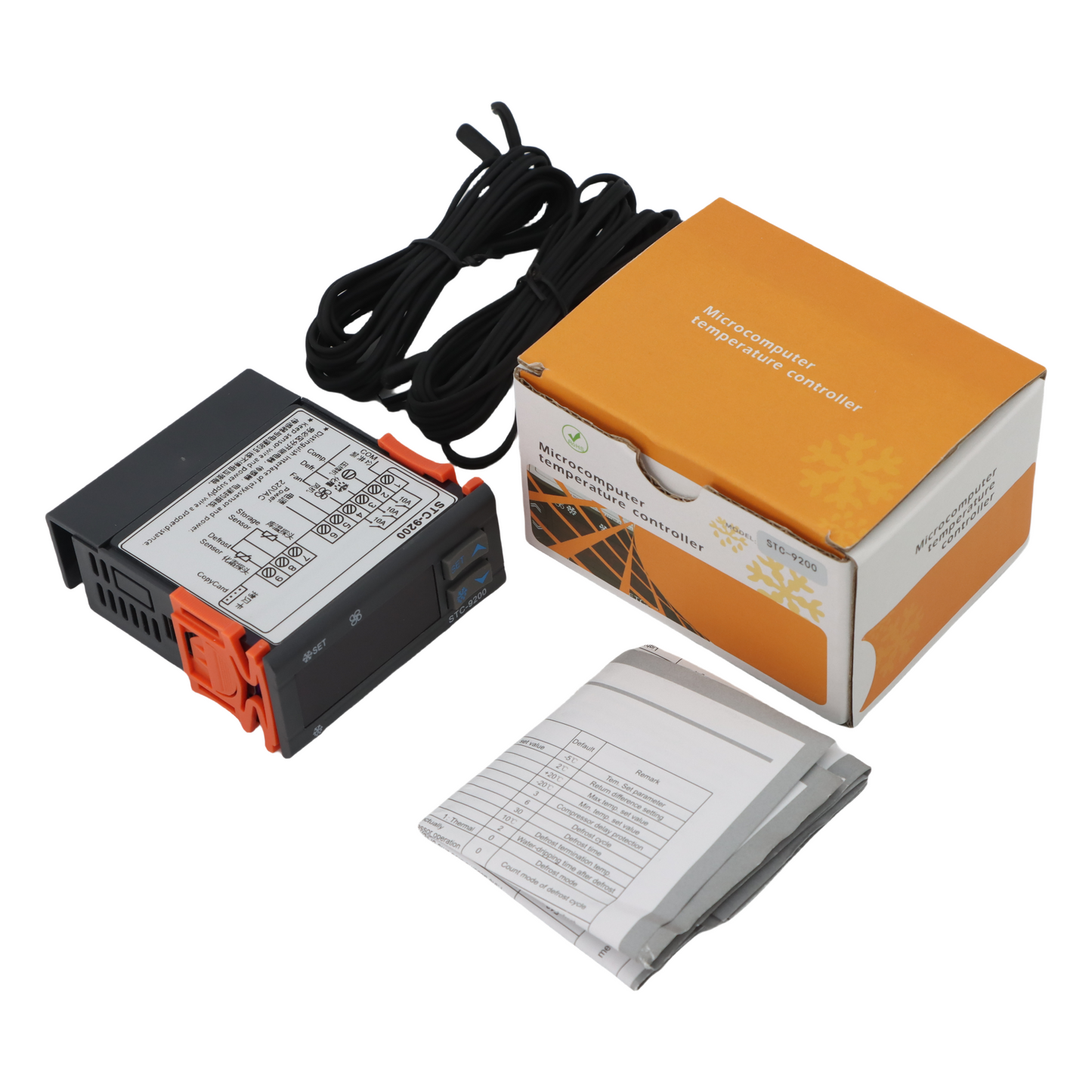 Controlador de Temperatura con Pantalla Táctil STC-9200 220V 50/60Hz