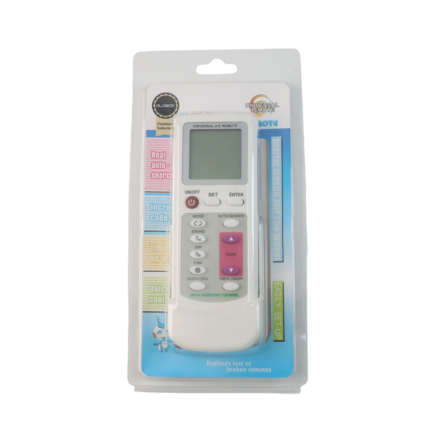 Air Conditioner Universal Remote Control KT-109ii