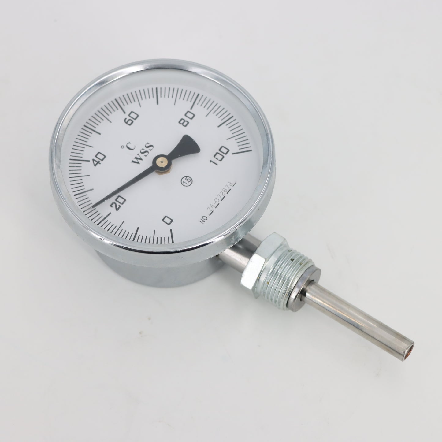 Thermomètre de chaudière 180*95*60mm 1/2" 100°