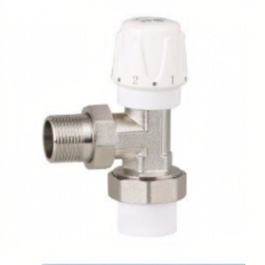 PPR Angle Manual Temperature Control Valve DN15 20*1/2'