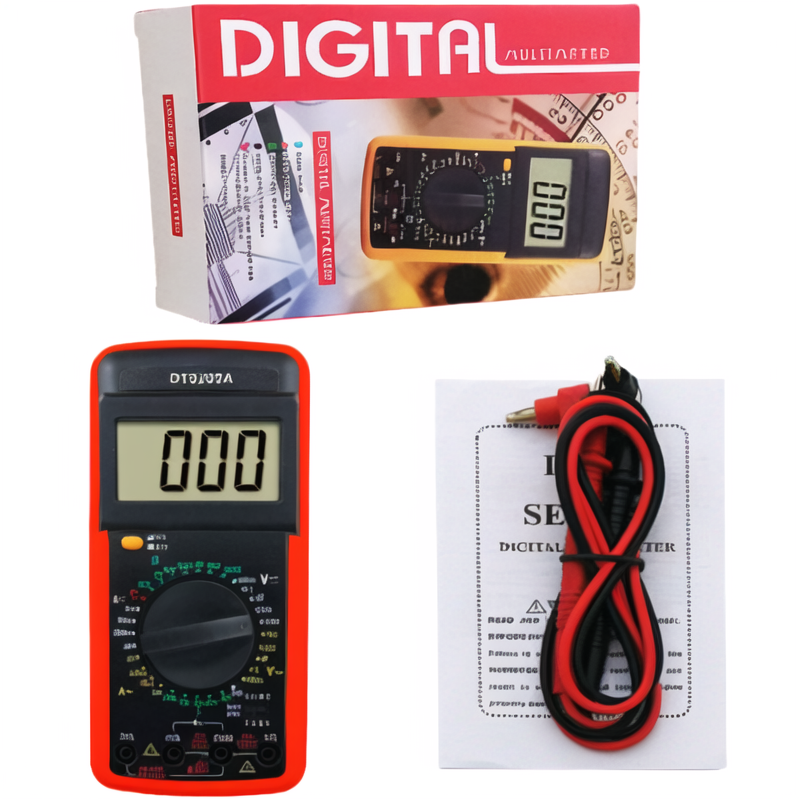 Multimeter DT9205A baterai 1.5V