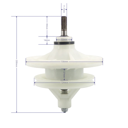 Caja de engranajes de lavadora 11 dientes 40