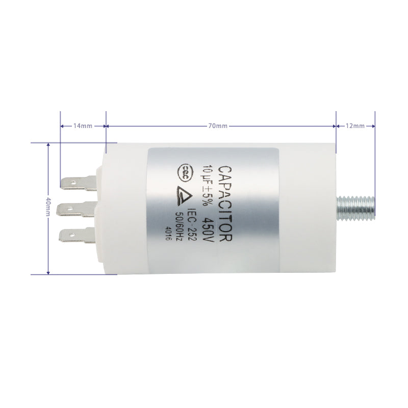 Washing Machine Capacitor CBB65 10UF - Glosok Technology (Ningbo) Co., Ltd.