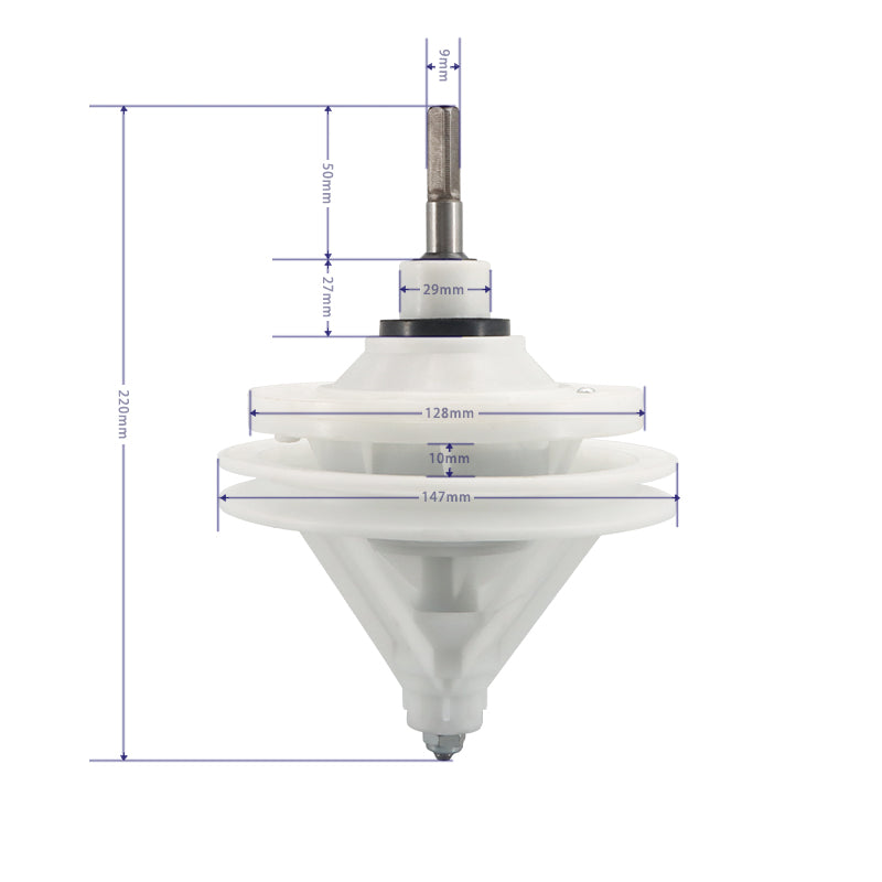 Caja de engranajes de lavadora 9X9 30+20