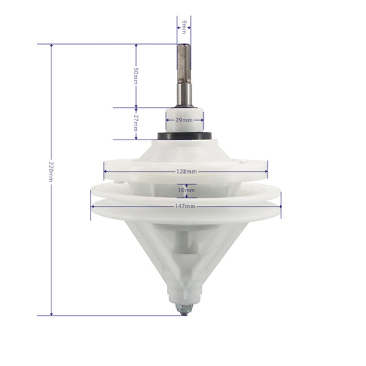 Caja de engranajes de lavadora 9X9 30+20
