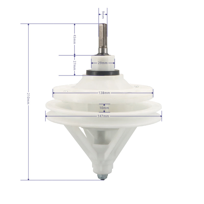 Caixa de Engrenagem da Máquina de Lavar 9X9 30+15
