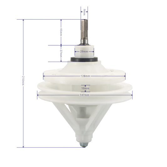 Caixa de Engrenagem da Máquina de Lavar 9X9 30+15