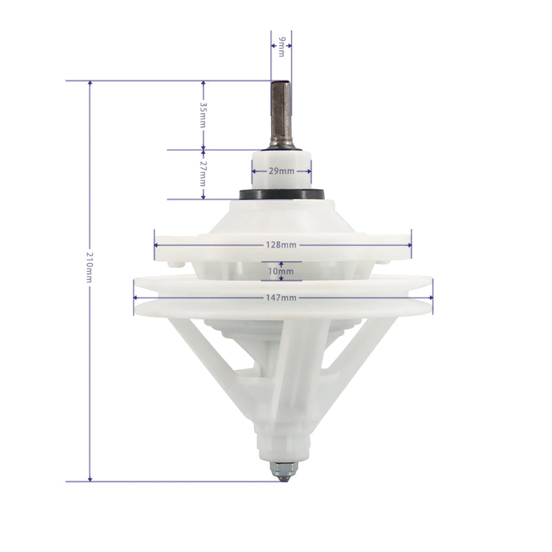 Caja de engranajes de lavadora 9X9 30+5