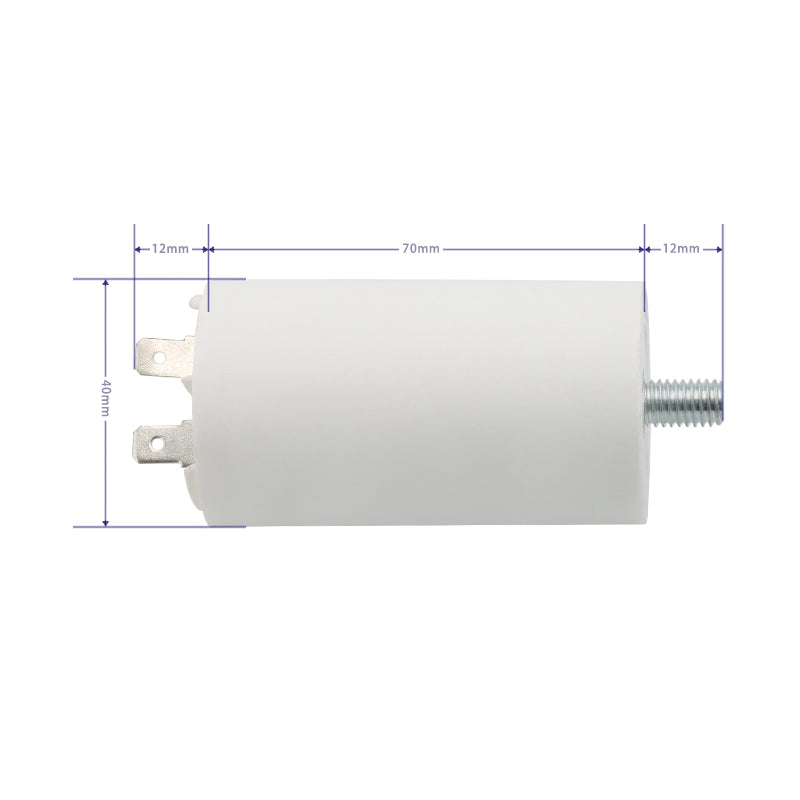 Washing Machine Capacitor CBB65 12μF - Glosok Technology (Ningbo) Co., Ltd.