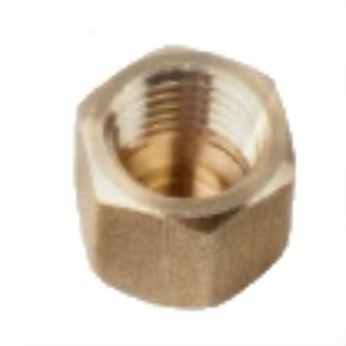 Air Conditioning Brass Stop Valve Cap 1/4 / 3/8 / 1/2 / 5/8 / 3/4 Inch