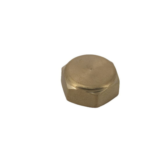 Air Conditioning Brass Stop Valve Cap 1/4 / 3/8 / 1/2 / 5/8 / 3/4 Inch