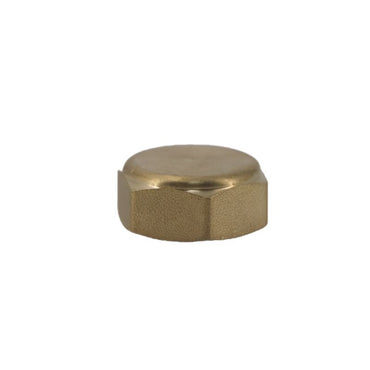 Air Conditioning Brass Stop Valve Cap 1/4 / 3/8 / 1/2 / 5/8 / 3/4 Inch