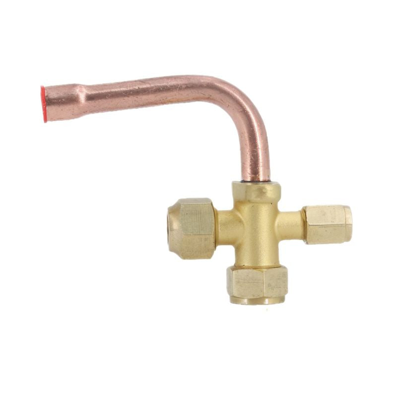 R22 Air Conditioner Three-Way Valve 1/4 Inch