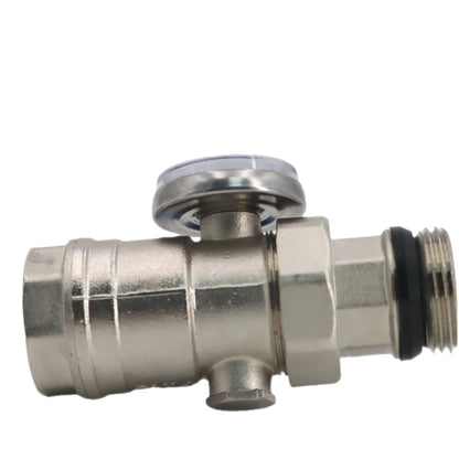 Ball Valve with Thermometer DN25 Main Pipe