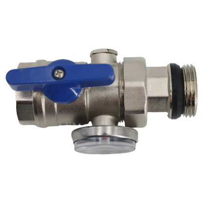 Ball Valve with Thermometer DN25 Main Pipe