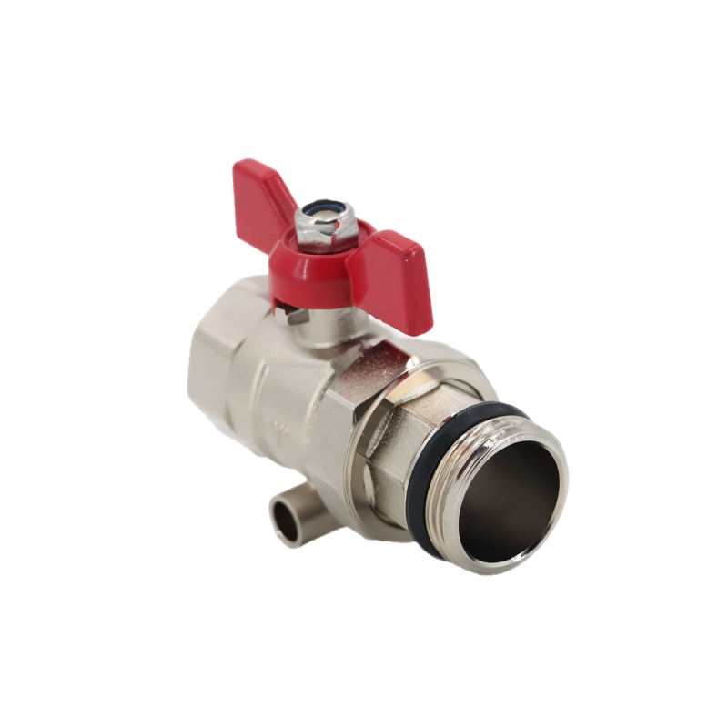 Ball Valve with Thermometer DN25 Main Pipe