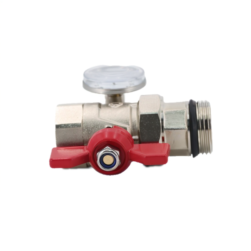 Ball Valve with Thermometer, DN25mm