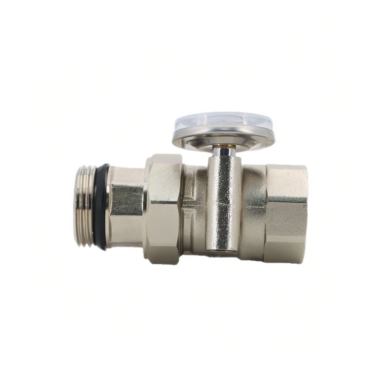 Ball Valve with Thermometer, DN25mm