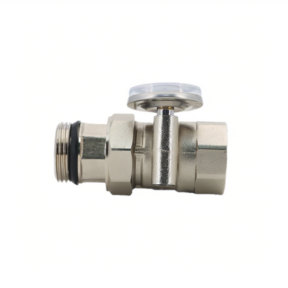 Ball Valve with Thermometer DN25 Main Pipe