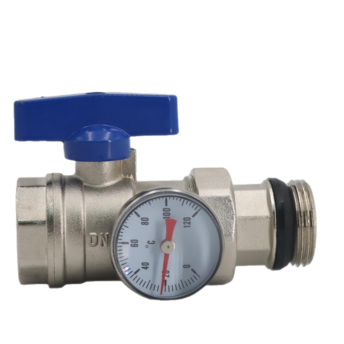 Ball Valve with Thermometer DN25 Main Pipe