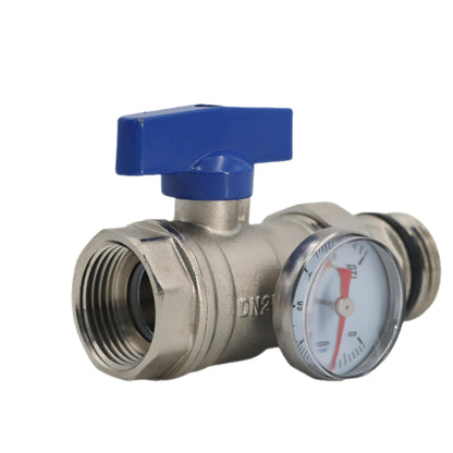 Ball Valve with Thermometer DN25 Main Pipe