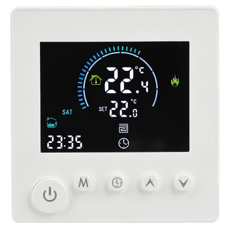 Digital Heating Thermostat, 3/16A 90-240V