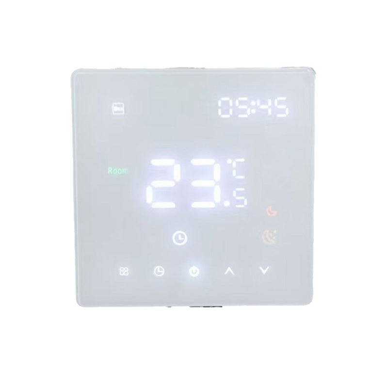 Digital Heating Thermostat Touchscreen Black/White