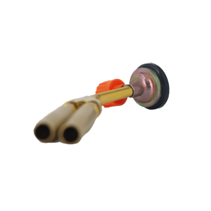 Double Copper Nozzle Barrel Manual Ignition Brazing Butane Flame Gun Alloy/Copper
