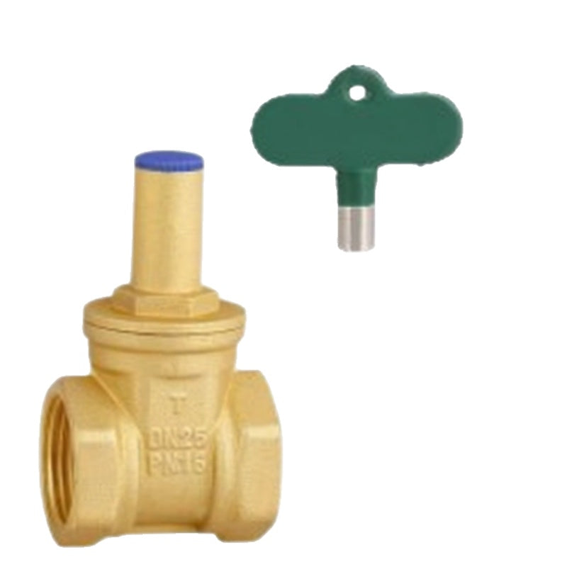 Glosok Triangle Lock Closed Valve DN15 1/2 Brass 59-1