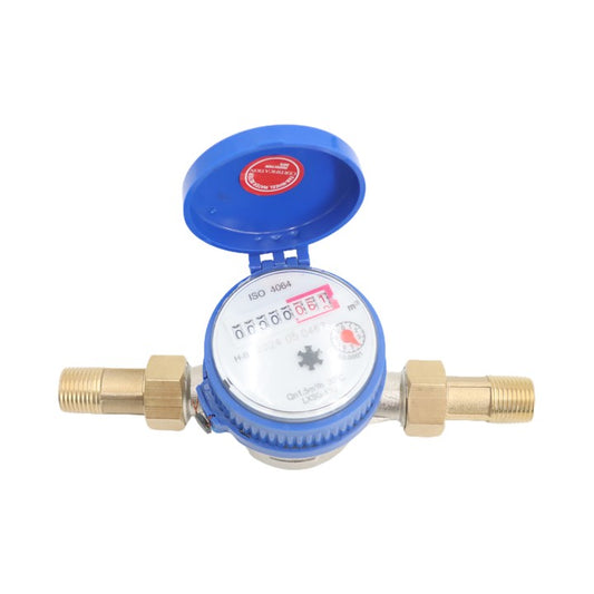 Water Meter Copper Shell Copper Connector 30 Degrees Centigrade