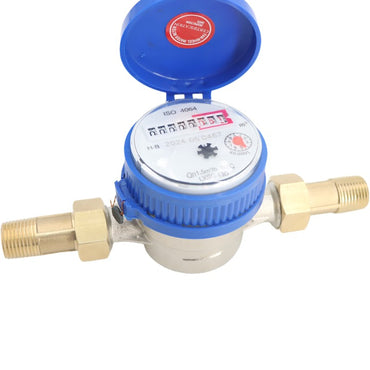 Water Meter Copper Shell Copper Connector 30 Degrees Centigrade