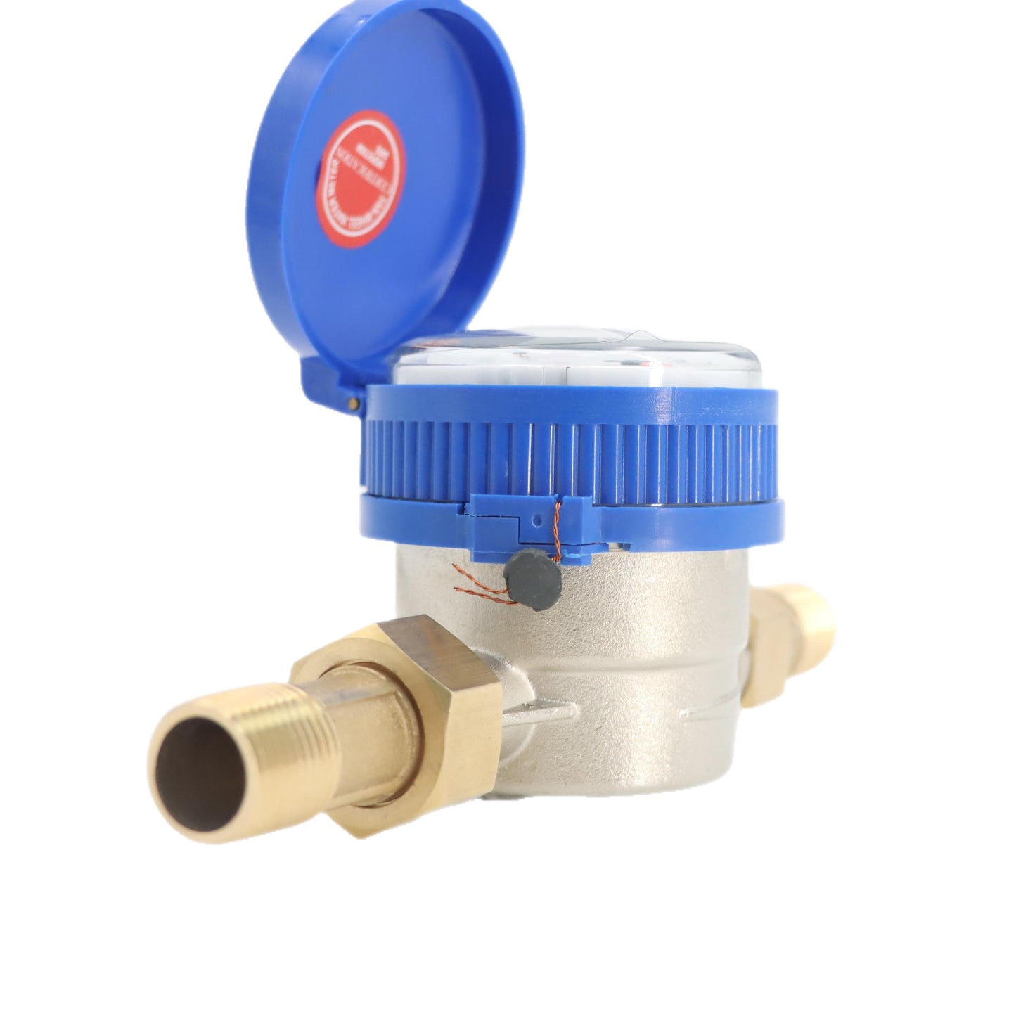 Water Meter Copper Shell Copper Connector 30 Degrees Centigrade