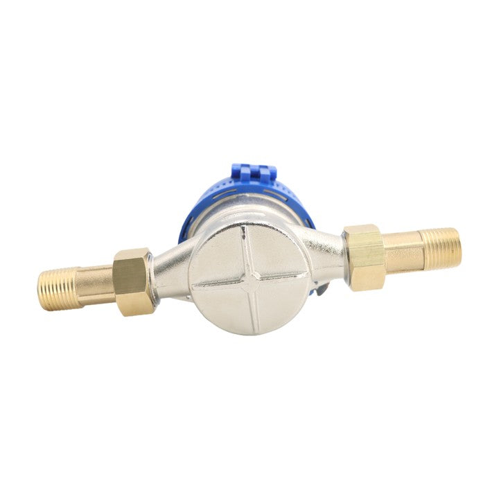 Water Meter Copper Shell Copper Connector 30 Degrees Centigrade