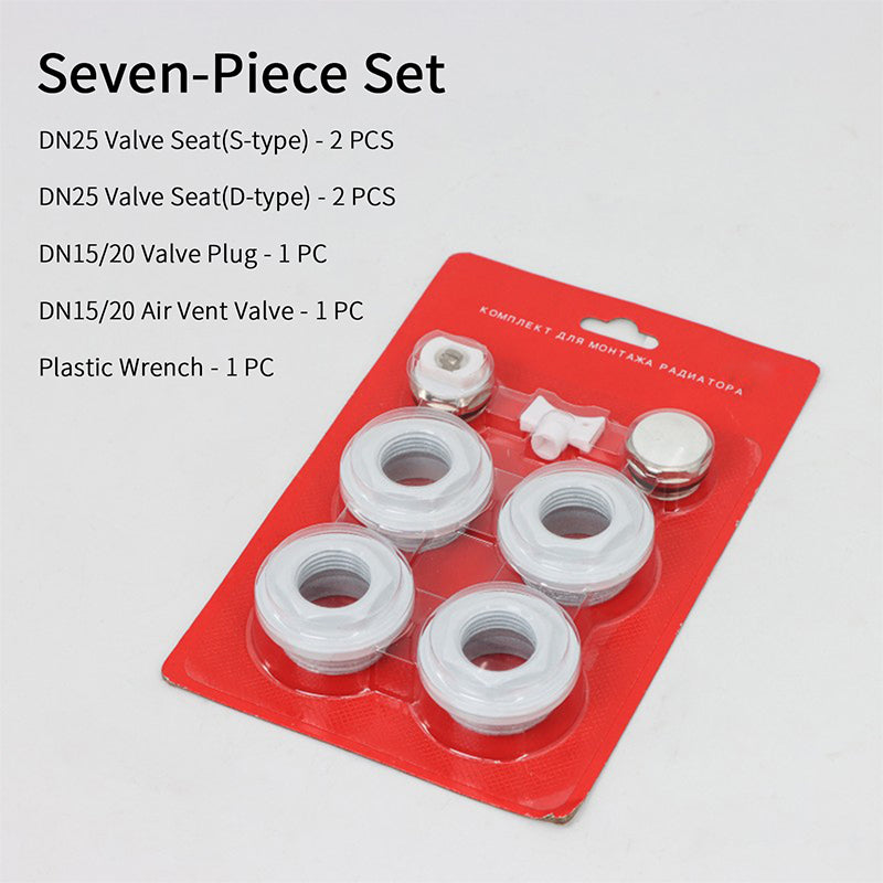 Radiator Accessories 7-Piece Set DN15/20