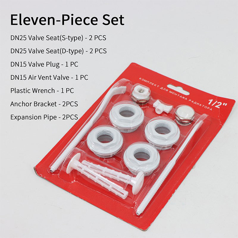 Radiator Accessories 11-Piece Set DN15