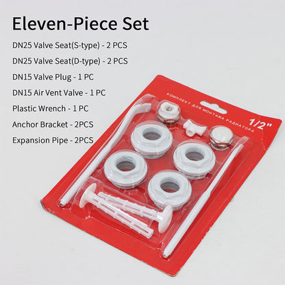 Radiator Accessories 11-Piece Set DN15