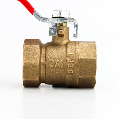 Double Female Threads Brass Ball Valve DN15/20/25