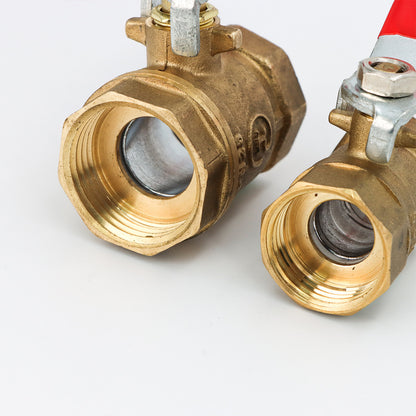 Double Female Threads Brass Ball Valve DN15/20/25