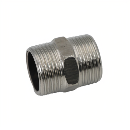 Stainless Steel M-M Thread Hex Nipple DN20