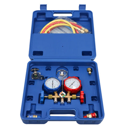 Air Conditioner Manifold Gauge Set + Hoses 1.5 m