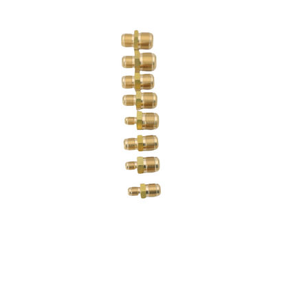 Brass Reducer Pipe Fitting 1/4 3/8 5/8 Multi interface adaptation wholesale