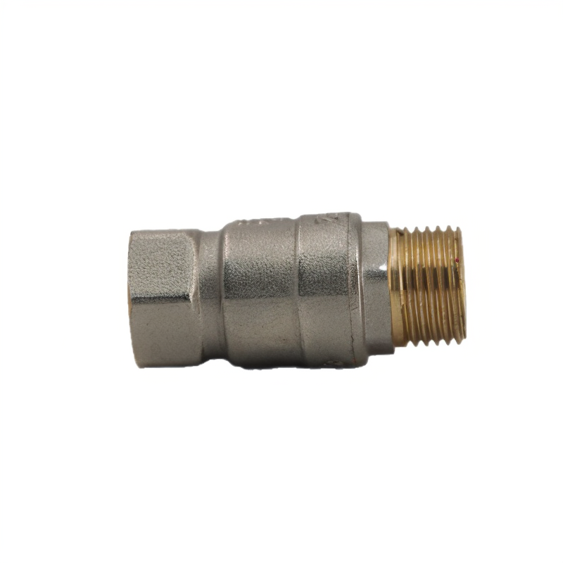 Male Thread Butterfly Handle Brass Ball Valve DN15 5