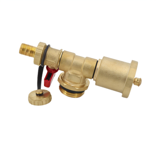 Manifold End with Drain and Vent DN25/DN32