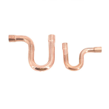 P-Trap Copper Line Fitting, 1/2~2-1/8" 0.7~1.7mm Pipe Thickness