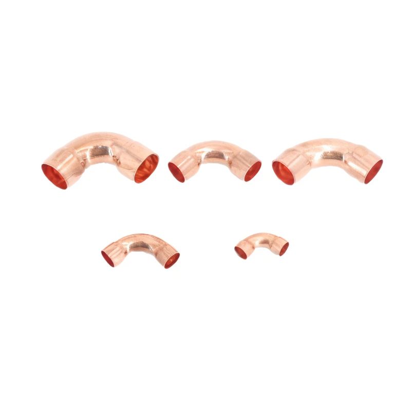 R Copper Line Set Fitting 3/8~2-1/8 0.7~1.7mm Pipe Thinkness