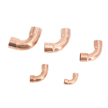 R Copper Line Set Fitting 3/8~2-1/8 0.7~1.7mm Pipe Thinkness